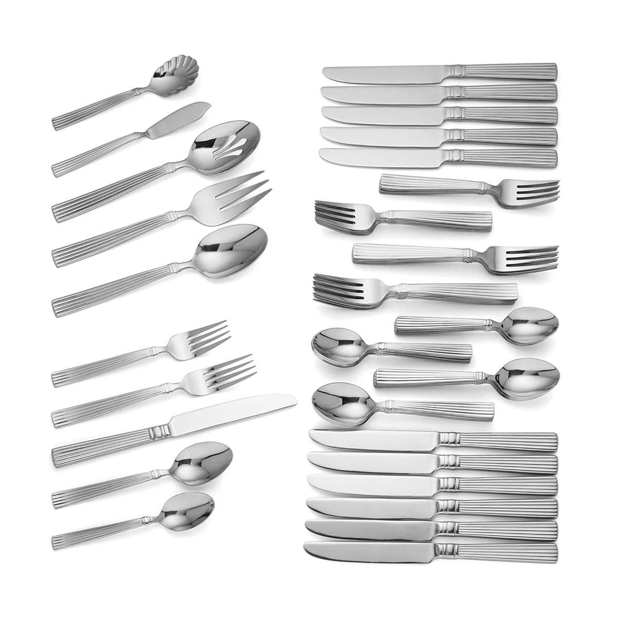 Reed & Barton Legacy Collection - 65 Pc Crescendo II Flatware Set 2 Reed & Barton Legacy Collection - 65 Pc Crescendo II Flatware Set - Image 2