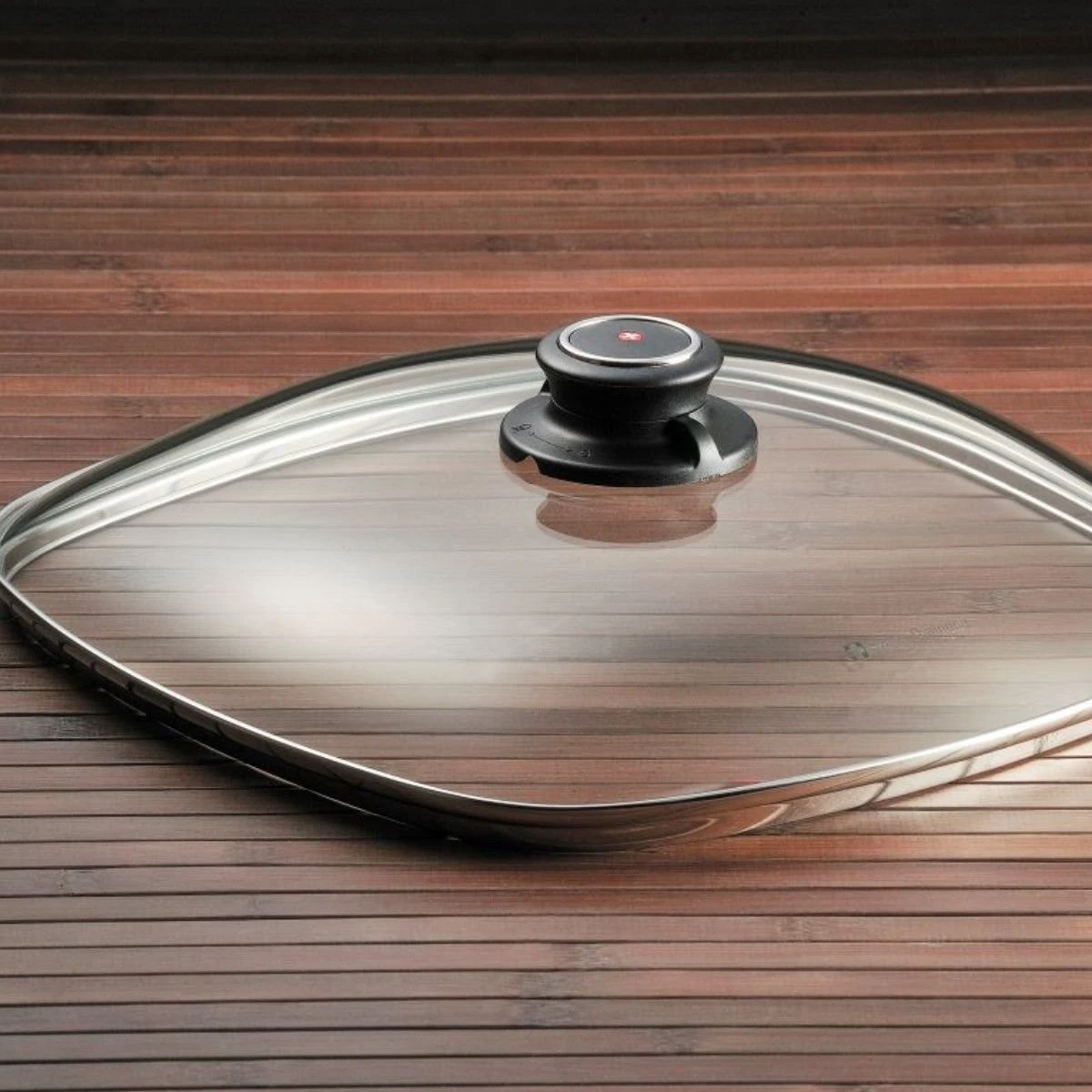 Swiss Diamond | Square Tempered Glass Lid - 8" X 8" 2 Swiss Diamond | Square Tempered Glass Lid - 8" X 8" - Image 2