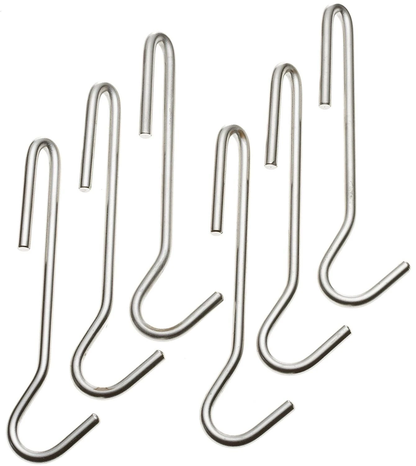 Cuisinart Universal Pot Rack Hooks (Set Of 6) | Brushed Stainless Steel 1 Cuisinart Universal Pot Rack Hooks (Set Of 6) | Brushed Stainless Steel