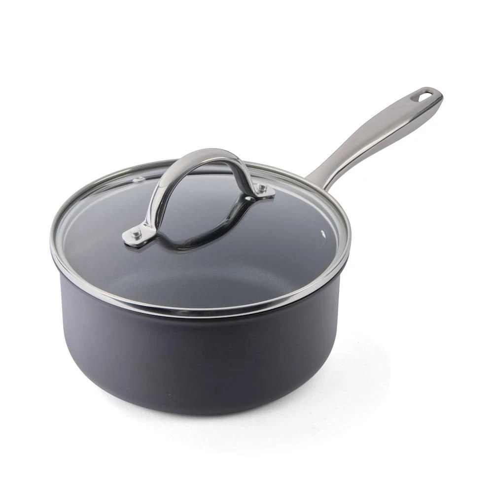 Cuisipro Easy-Release Hard Anodized Saucepan | 3 Qt. 1 Cuisipro Easy-Release Hard Anodized Saucepan | 3 Qt.