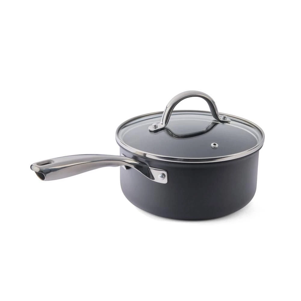 Cuisipro Easy-Release Hard Anodized Saucepan | 3 Qt. 2 Cuisipro Easy-Release Hard Anodized Saucepan | 3 Qt. - Image 2