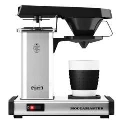 Moccamaster Cup-One Single Cup Coffee Maker | Polished SIlver
