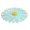Charles Viancin Silicone Lid | 11" Daisy (Aqua With White)