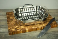 All-Clad Stainless Steel Roaster With Rack | Large - 16" X 13" 13 All-Clad Stainless Steel Roaster With Rack | Large - 16" X 13" -Kitchen Supplies dsc 1123 1