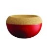 Emile Henry 0.5 Qt. Salt Celler + Cork Lid | Burgundy
