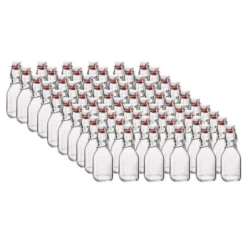 Bormioli Rocco 4.25oz Swing Top Glass Bottles | 60-pack