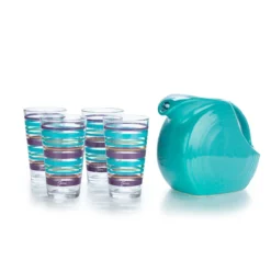 Fiesta® Beverage Set For 4 | Desert Stripes