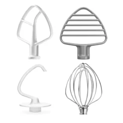 KitchenAid Stand Mixer Coated Pastry Beater Accessory Pack | Fits 4.5-Quart & 5-Quart KitchenAid Tilt-Head Stand Mixers