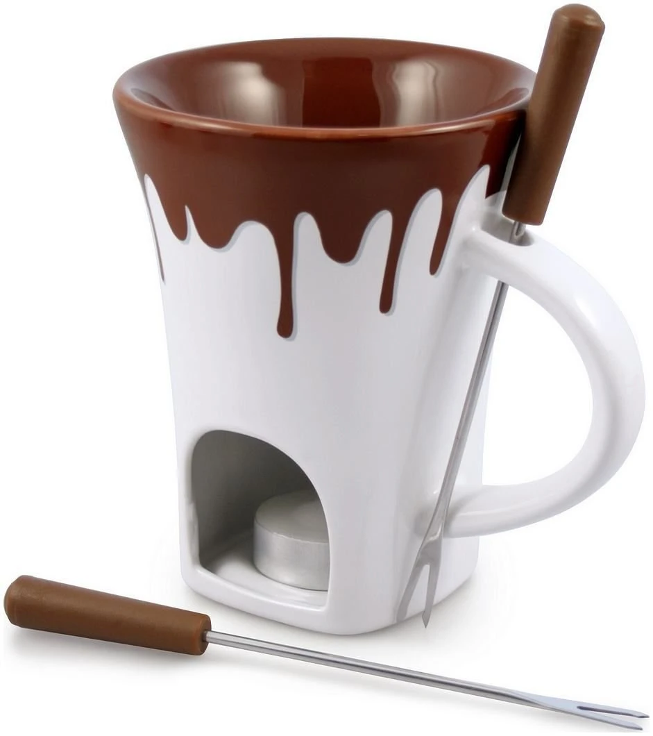 Swissmar Nostalgia Chocolate Fondue Mug Set 1 Swissmar Nostalgia Chocolate Fondue Mug Set