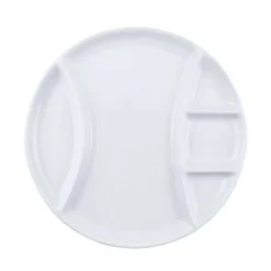 Swissmar Raclette/Fondue Plates (Set Of 4) | White - Round