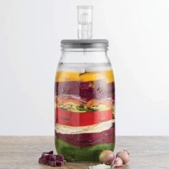 Kilner Fermentation Silicone Lid & Air Lock Set 7 Kilner Fermentation Silicone Lid & Air Lock Set -Kitchen Supplies fermentlid6