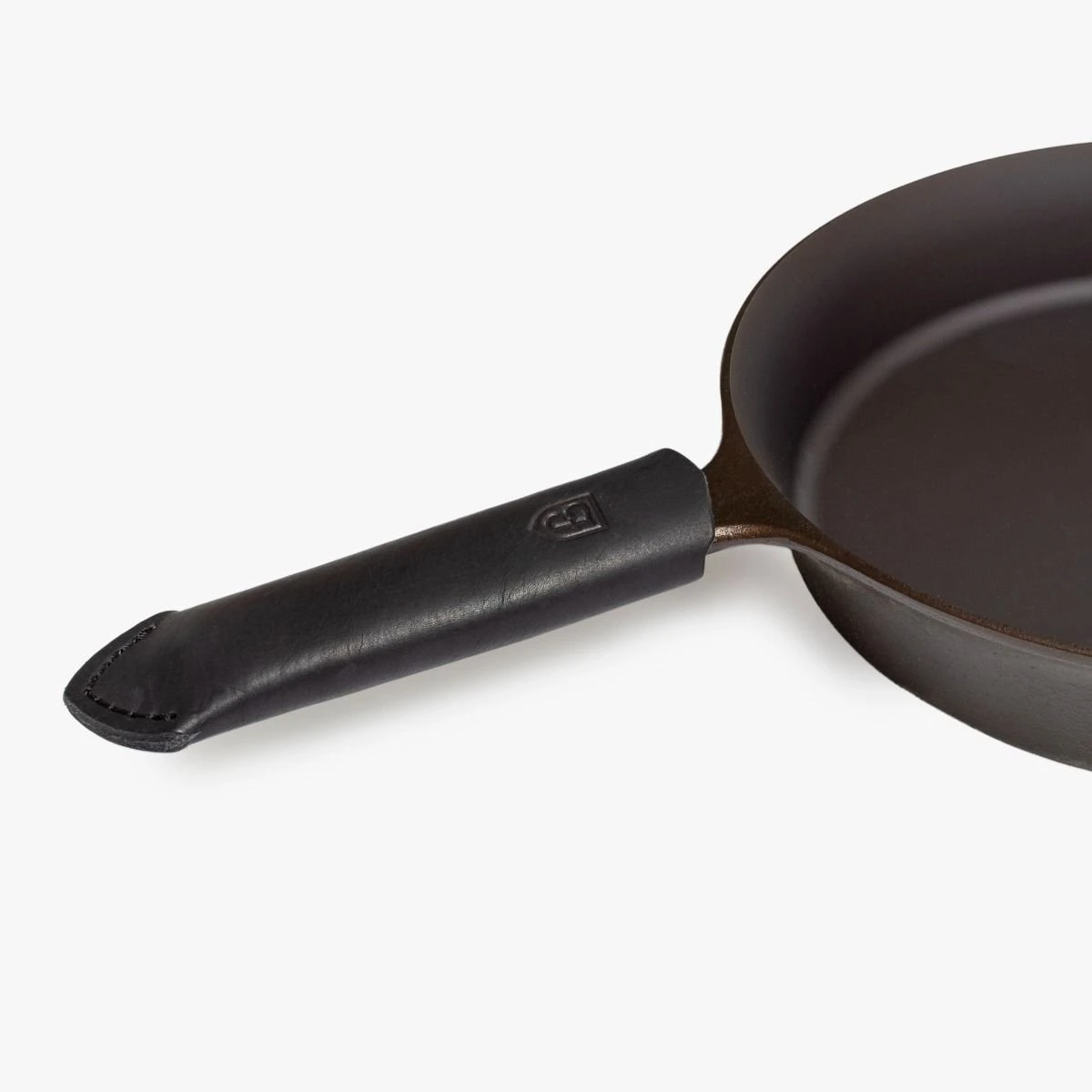 Field Company (Made In USA) Leather Skillet Handle Cover | Black 3 Field Company (Made In USA) Leather Skillet Handle Cover | Black - Image 3