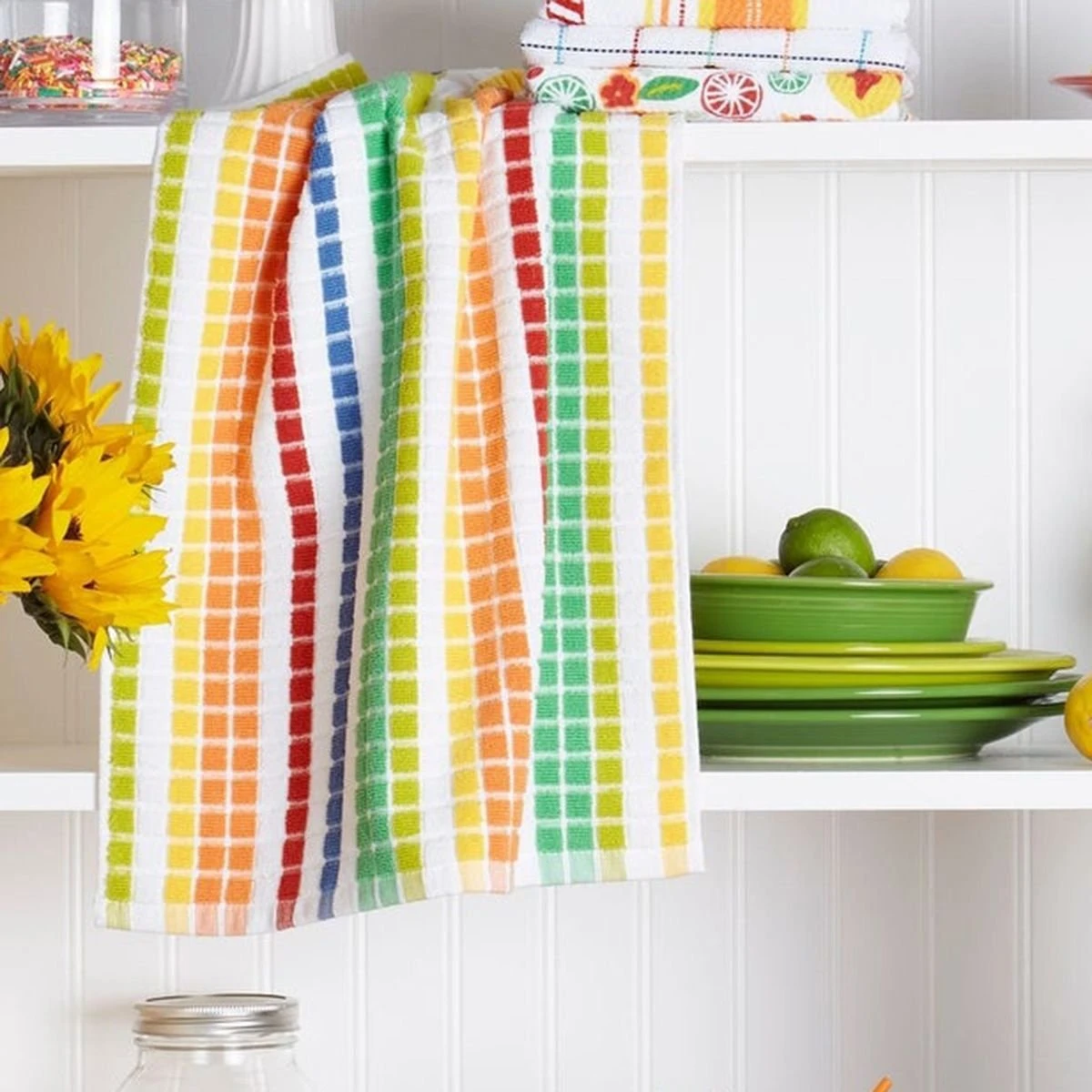 Fiesta® 16" X 28" Kitchen Towel | Santa Fe Stripe 4 Fiesta® 16" X 28" Kitchen Towel | Santa Fe Stripe - Image 4