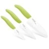 Kyocera Revolution Green & White Ceramic 3-Piece Knife Set