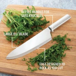 Rada Cutlery French Chef's Knife | Silver -Kitchen Supplies french chef r131 text1 5000x