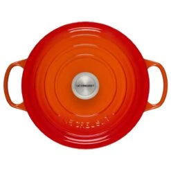 Le Creuset 5-Piece Signature Cookware Set With Stainless Steel Knobs | Flame Orange -Kitchen Supplies frenchoven2