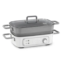 Cuisinart STACK5 Multifunctional Grill With Glass Lid | White