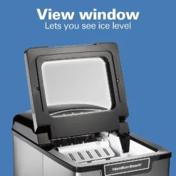 Hamilton Beach Portable Ice Maker -Kitchen Supplies hamilton beach stainless steel countertop ice maker see through window
