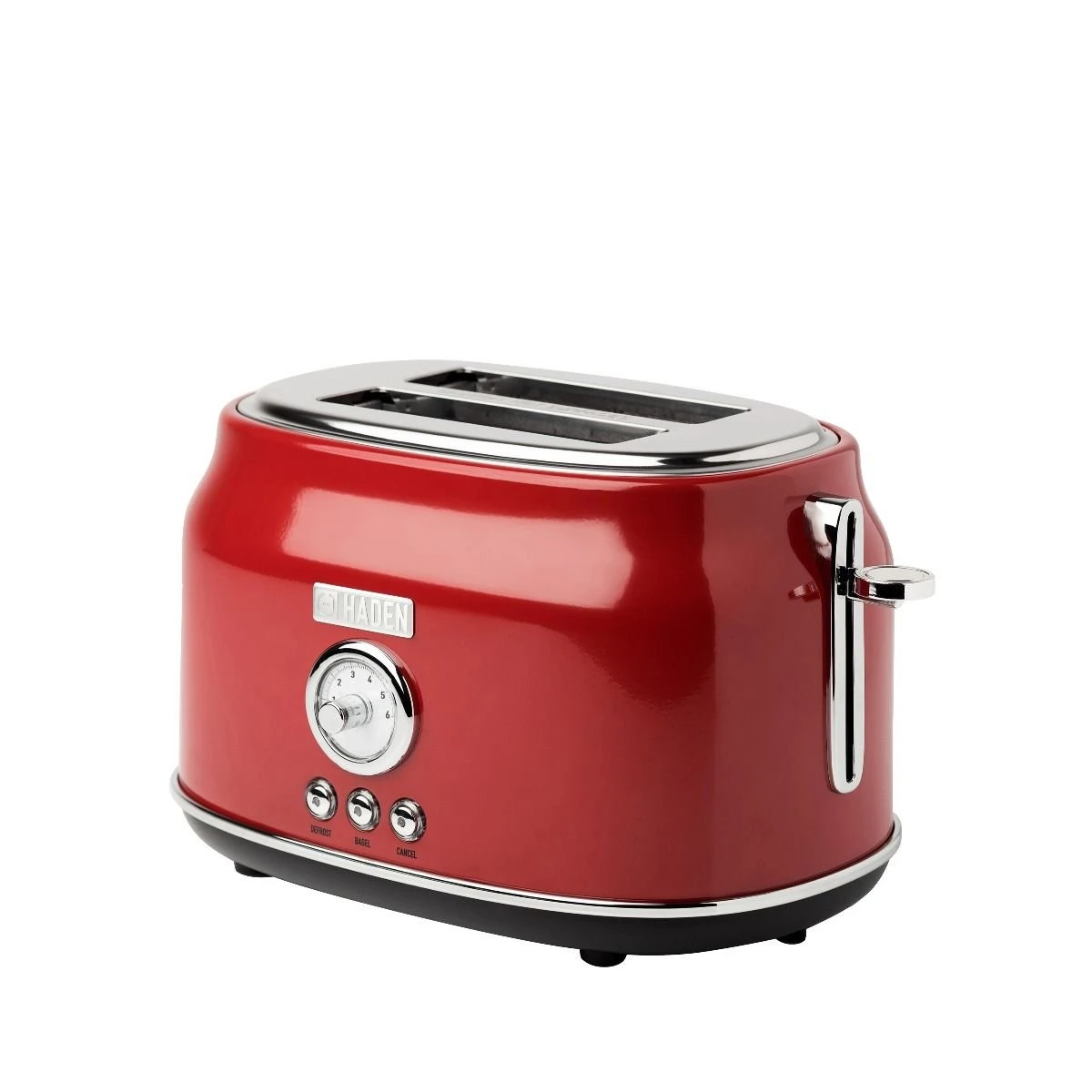 Haden Dorset 2-Slice Stainless Steel Toaster | Red 1 Haden Dorset 2-Slice Stainless Steel Toaster | Red