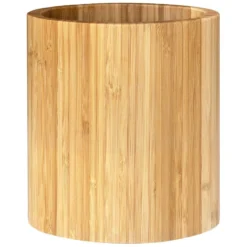 Totally Bamboo Oval Kitchen Utensil Holder | 6" X 4" X 7"