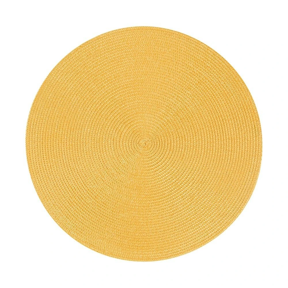 Now Designs By Danica 15" Disko Placemats (Set Of 4) | Honey 2 Now Designs By Danica 15" Disko Placemats (Set Of 4) | Honey - Image 2