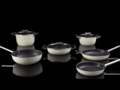 SMEG 10" Nonstick Fry Pan | Cream -Kitchen Supplies hqdefault 30 60