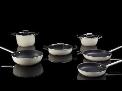 SMEG 11" Nonstick Fry Pan | Red 5 SMEG 11" Nonstick Fry Pan | Red - Image 5