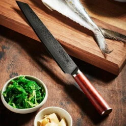 Hammer Stahl Damascus Series Cutlery | 10" Slicer 7 Hammer Stahl Damascus Series Cutlery | 10" Slicer -Kitchen Supplies hs 5003.2 1800x1800