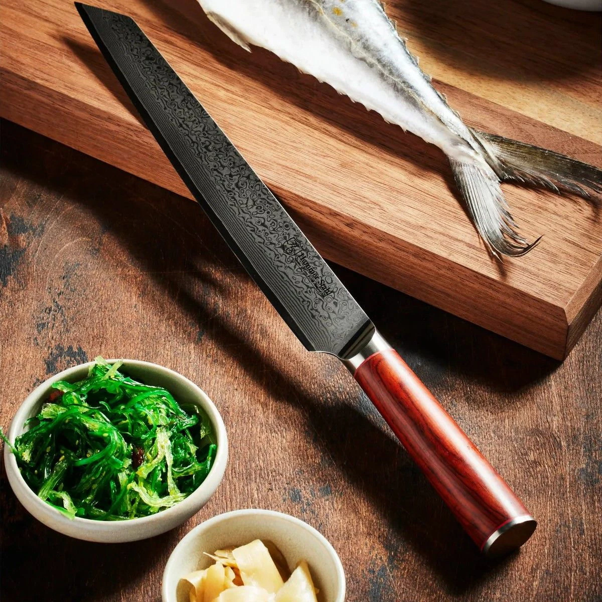 Hammer Stahl Damascus Series Cutlery | 10" Slicer 4 Hammer Stahl Damascus Series Cutlery | 10" Slicer - Image 4