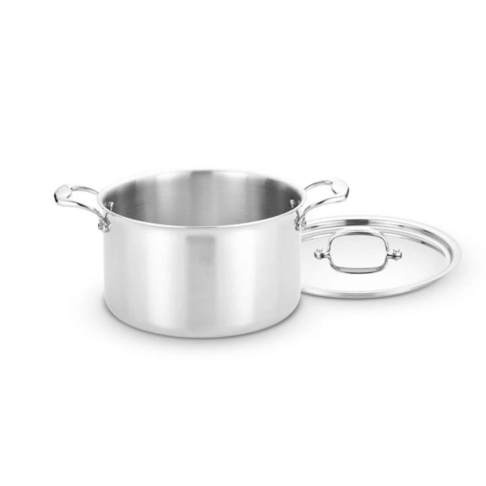 Heritage Steel Cookware Stainless Steel Stock Pot With Lid | 8 Qt. 1 Heritage Steel Cookware Stainless Steel Stock Pot With Lid | 8 Qt.