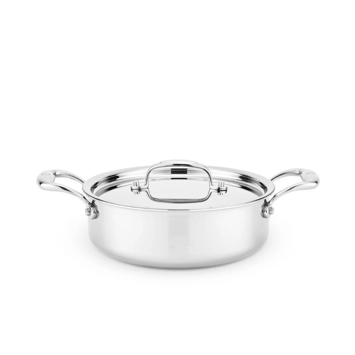 Heritage Steel Cookware Stainless Steel Sauteuse With Lid | 2.5 Qt. 2 Heritage Steel Cookware Stainless Steel Sauteuse With Lid | 2.5 Qt. - Image 2
