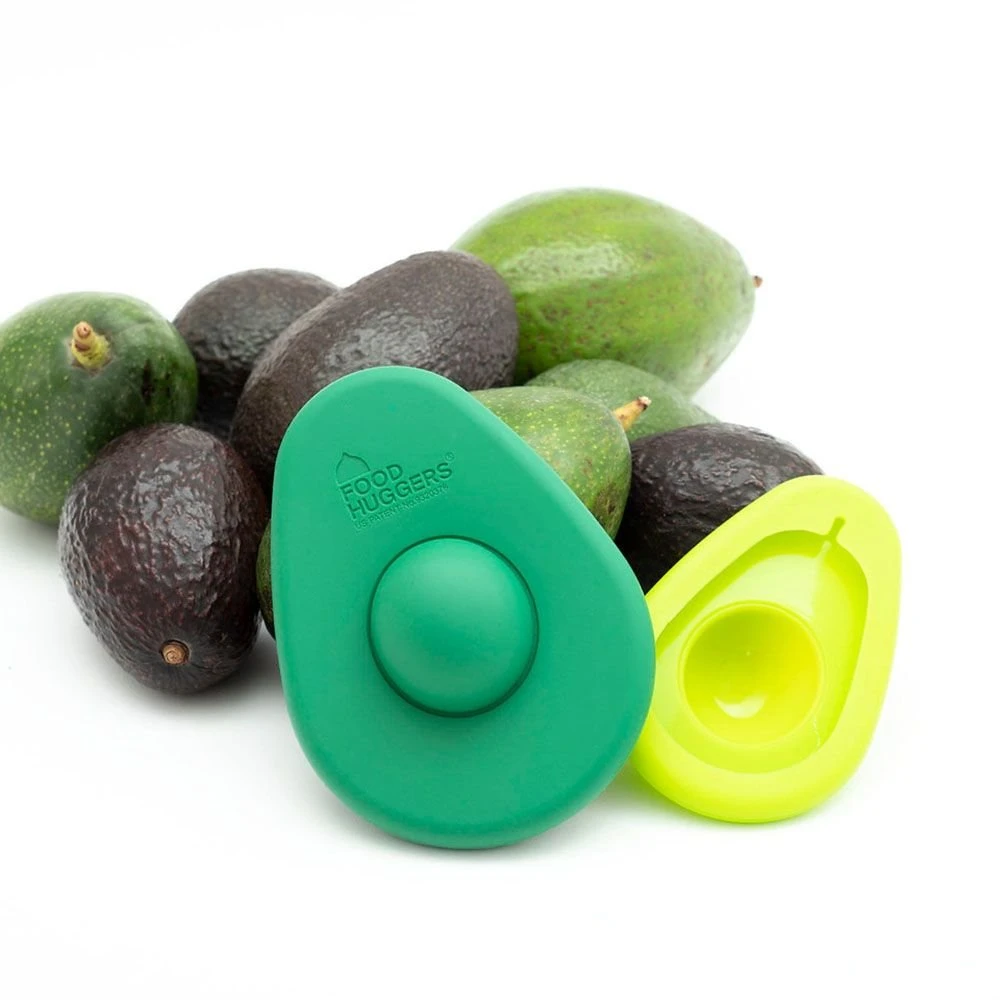 Food Huggers Avocado Huggers (Set Of 2) | Fresh Green 4 Food Huggers Avocado Huggers (Set Of 2) | Fresh Green - Image 4