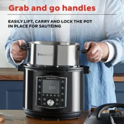 Instant Pot Pro Pressure Cooker | 6-Quart -Kitchen Supplies ib 112 0123 01 113 0044 01 epc pro 6qt 8qt atf square tile5 v3