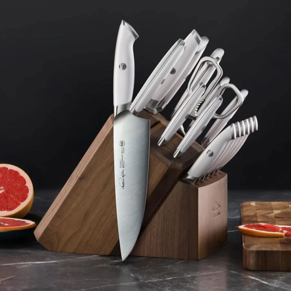 Cangshan Cutlery Thomas Keller Signature White Collection 17-Piece Knife Block Set 6 Cangshan Cutlery Thomas Keller Signature White Collection 17-Piece Knife Block Set - Image 6