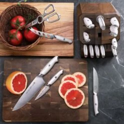Cangshan Cutlery Thomas Keller Signature White Collection 17-Piece Knife Block Set 14 Cangshan Cutlery Thomas Keller Signature White Collection 17-Piece Knife Block Set -Kitchen Supplies image 40cb737e 7dc2 440e b7a0 82b0cbef284c 900x