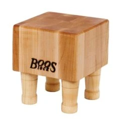 John Boos Gift Collection Maple Cutting Board With Feet - 6" X 4"