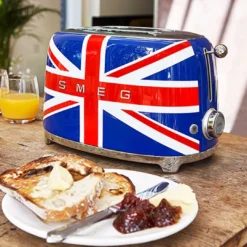 SMEG 2-Slice Toaster | Union Jack -Kitchen Supplies july na smeg