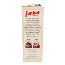 Junket Ice Cream Mix | Vanilla -Kitchen Supplies junket ice cream vanilla 3d left