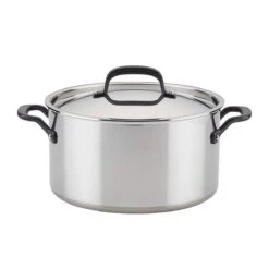 KitchenAid 8 Qt. Stainless Steel 5-Ply Stockpot With Lid