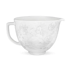 KitchenAid 5-Quart Whispering Floral Patterned Ceramic Bowl | Fits 4.5-Quart & 5-Quart KitchenAid Tilt-Head Stand Mixers
