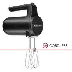 KitchenAid 7-Speed Cordless Hand Mixer | Black Matte