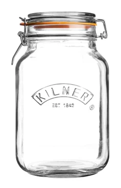 Kilner Swing Top Square Glass Jar | 2L