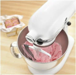 KitchenAid 5-Quart Artisan Tilt-Head Stand Mixer | Matcha + Flex Edge Beater -Kitchen Supplies kitchenaidkfe5t on mixer popup1 1