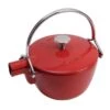 Staub 1 Qt. Round Tea Kettle | Cherry Red