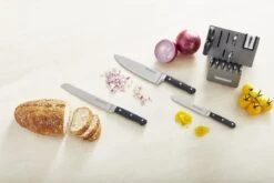 KitchenAid Classic Forged 14-Piece Knife Set | Triple Rivet -Kitchen Supplies kkftr14sl kitchenaid knives lifestyle