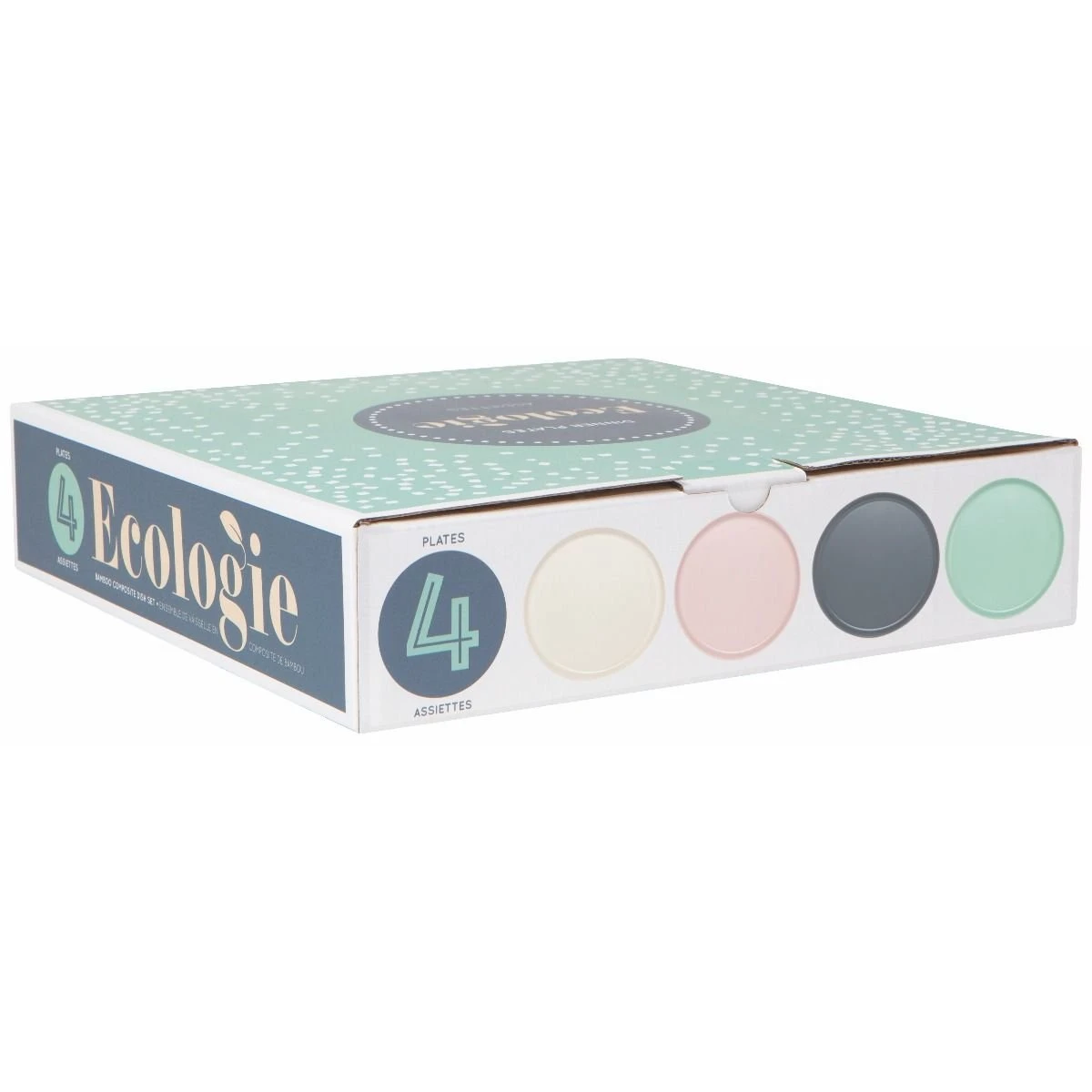 Now Designs By Danica Planta 10" Dinner Plates (Set Of 4) | Tranquil 6 Now Designs By Danica Planta 10" Dinner Plates (Set Of 4) | Tranquil - Image 6