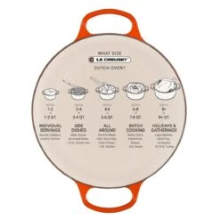 Le Creuset 9 Qt. Round Signature Dutch Oven With Stainless Steel Knob | Sea Salt -Kitchen Supplies lc round oven guide 3 1