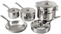 Le Creuset 10-Piece Cookware Set | Tri-Ply Stainless Steel