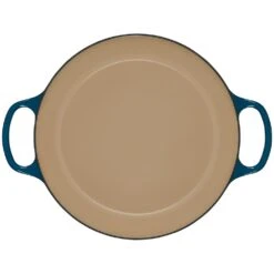 Le Creuset 3.5 Qt. Signature Braiser With Stainless Steel Knob | Deep Teal -Kitchen Supplies ls2532 307dss 4