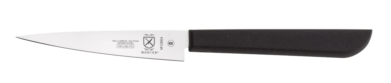 Mercer Culinary Millennia 4" Commercial Carving Knife (Black) 1 Mercer Culinary Millennia 4" Commercial Carving Knife (Black)